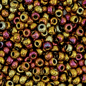 Rocalla Miyuki 8/0 Metallic gold iris 8-462