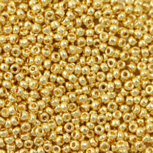Rocalla Miyuki 11/0 24kt gold plated 11-191
