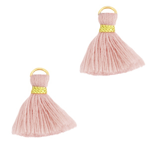 Borlas 1.5cm Dorado-rosa vintage