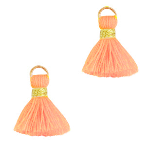 Borlas 1.5cm Dorado-melocot&oacute;n ne&oacute;n