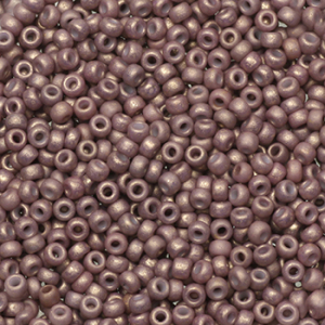 Rocalla Miyuki 11/0 Opaque matte dusty mauve purple 11-2027