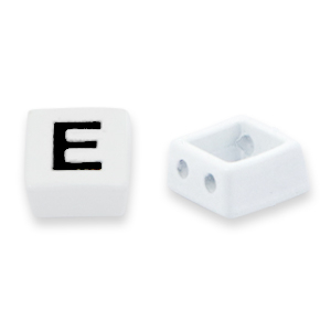 Abalorios Tile E Blanco-negro