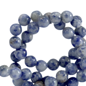 Piedras naturales Sodalita y Microclina 8mm Azul