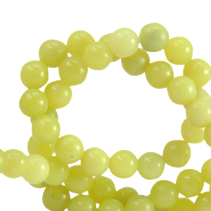 Piedras naturales Serpentina 6mm Amarillo verdoso