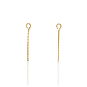 Fornituras Acero Inox bast&oacute;n con anilla 30mm Dorado