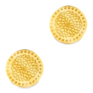 Cabuch&oacute;n Plexx 12mm Flor de nacimiento Noviembre-Crisantemo Dorado