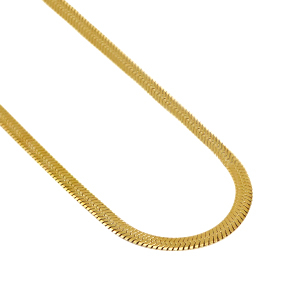 Cadenas Acero Inox serpiente Dorado