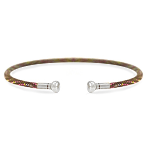 C.U.S&reg; pulsera de joyer&iacute;a Marr&oacute;n-plateado