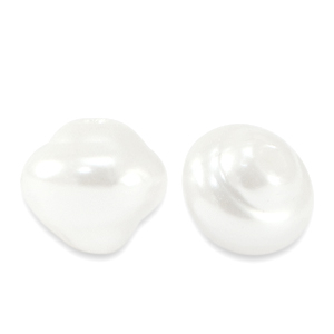 Imitaci&oacute;n de perlas de agua dulce Blanco