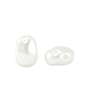 Imitaci&oacute;n de perlas de agua dulce Blanco