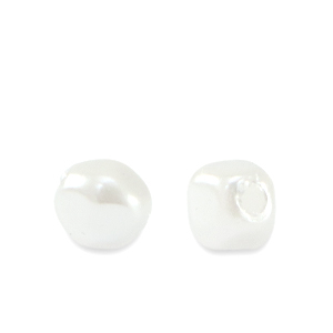 Imitaci&oacute;n de perlas de agua dulce Blanco