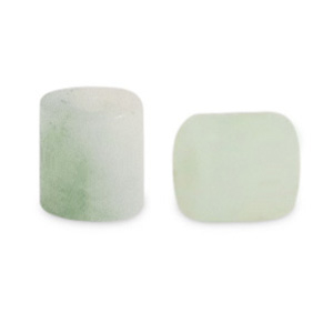 Piedras naturales Serpentina y M&aacute;rmol disco 4x4mm Verde glaciar