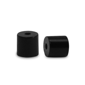 Piedras naturales disco 2x2mm Negro medianoche