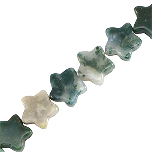 Piedras naturales estrella Verde tr&eacute;bol