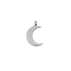 Colgantes Acero Inox La Luna Plateado