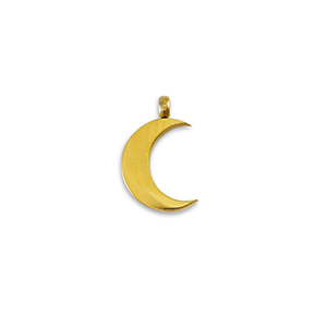 Colgantes Acero Inox La Luna Dorado