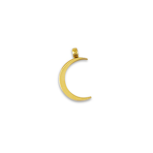Colgantes Acero Inox La Luna Dorado