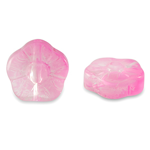 Abalorios de cristal flor Rosa