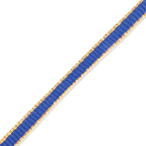 Cinta Azul royal-dorado