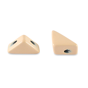 Abalorios Tile tri&aacute;ngulo Beige albaricoque