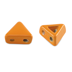 Abalorios Tile tri&aacute;ngulo Naranja