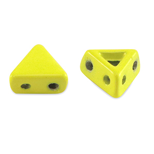 Abalorios Tile tri&aacute;ngulo Amarillo