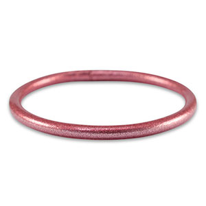 Pulsera mitaci&oacute;n Pan de Oro 5mm talla M Rosa peonia