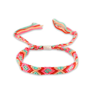Pulseras Trendy Rosa ne&oacute;n-rojo