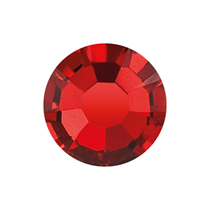 Piedras de nacimiento Enero Preciosa SS16 base plana (4mm) Siam red