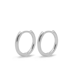 Fornituras met&aacute;licas DQ pendientes criollas 16mm Plateado (sin n&iacute;quel)