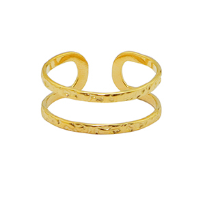 Anillos Acero Inox Dorado