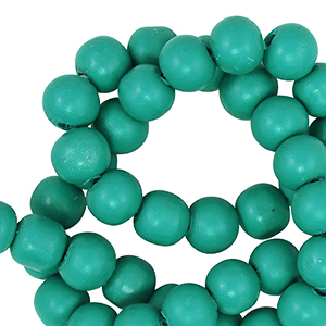 Abalorios de pol&iacute;meros 6mm Verde