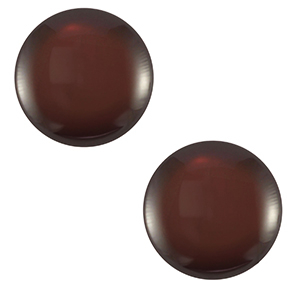 Cabuch&oacute;n cl&aacute;sico Polaris Elements 20 mm Lucido Marr&oacute;n cacao