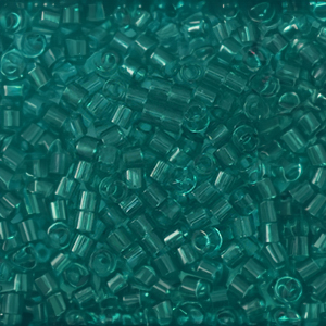 Abalorios Miyuki Delica's 15/0 Transparent Caribbean teal DBS1112