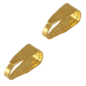 Fornituras Acero Inox enganche para colgante Dorado
