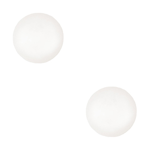 Cabuch&oacute;n Polaris 4mm soft SS16 "Piedra de nacimiento" shiny Abril Blanco