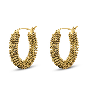 Pendientes Acero Inox Oro