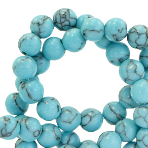 Piedras naturales Calcita 6mm Azul turquesa