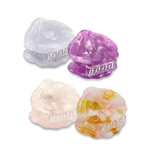 Accesorios para pelo pinzas para pelo concha mix Color mix p&uacute;rpura-rosa