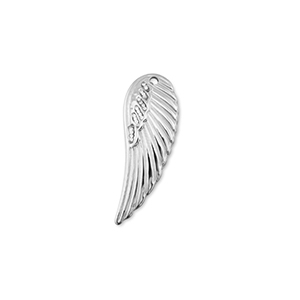 Colgantes Acero Inox ala Plateado