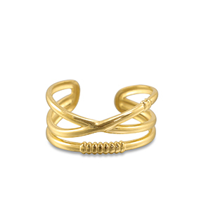 Anillos Acero Inox Dorado