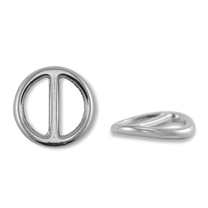 Correderas met&aacute;lica DQ redondos Plata vieja (sin n&iacute;quel)