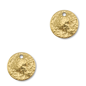 Colgantes Acero Inox redondos Dorado