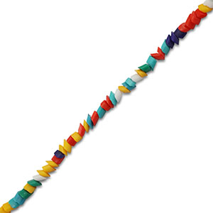 Abalorios de cristal romboides Multicolor