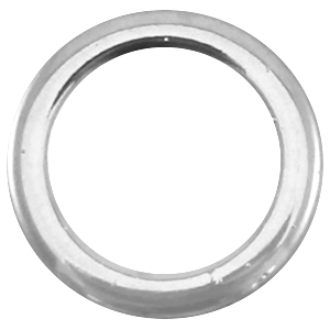 Anillo cerrado met&aacute;lico DQ 18mm Plata vieja (sin n&iacute;quel)