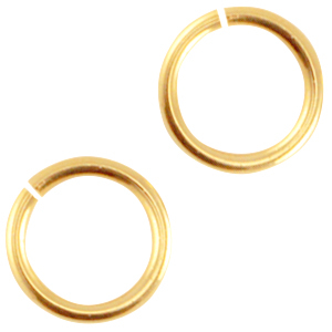 Anilla met&aacute;lica DQ 6.5mm Dorado (sin n&iacute;quel)