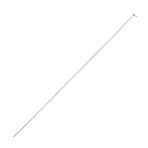 Bast&oacute;n met&aacute;lico DQ con cabeza 50mm Plateado claro (sin n&iacute;quel)