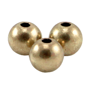 Abalorios met&aacute;licos DQ redondo 3mm bronce viejo (sin n&iacute;quel)