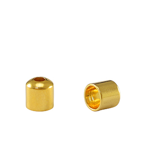 Terminales met&aacute;licas DQ &Oslash;3.2mm Dorado (sin n&iacute;quel)