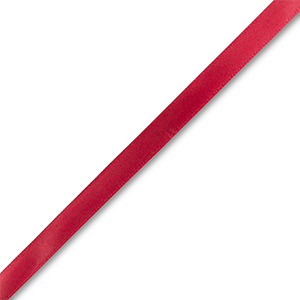 Cinta de sat&eacute;n Rojo
